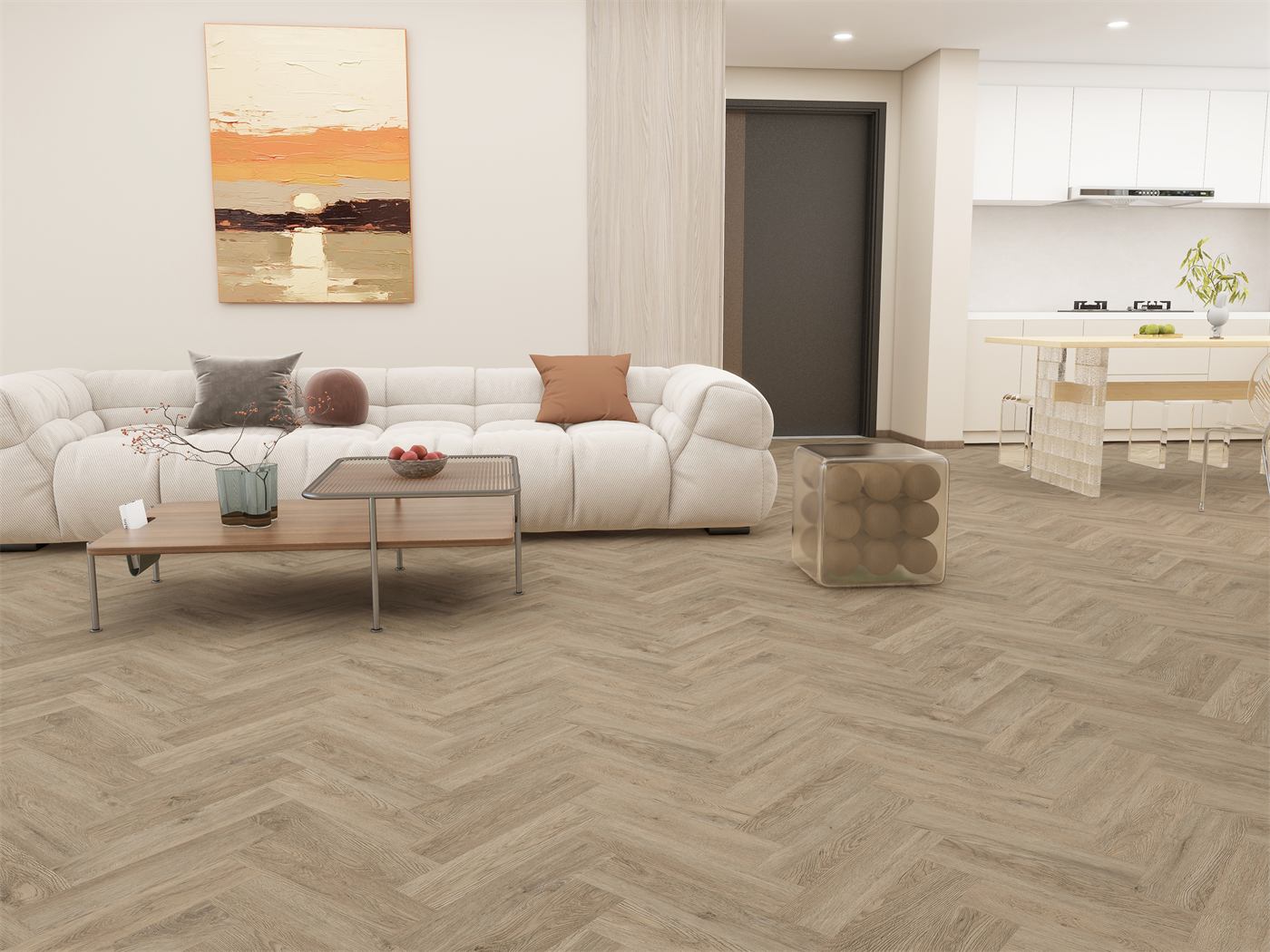 Herringbone room scene, decor VL86005-091